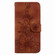 iPhone SE 2022 / SE 2020 / 8 Lily Embossed Leather Phone Case - Brown