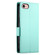 iPhone SE 2022 / SE 2020 / 8 Side Buckle Magnetic Frosted Leather Phone Case - Mint Green
