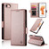 iPhone SE 2022 / SE 2020 / 8 Side Buckle Magnetic Frosted Leather Phone Case - Rose Gold