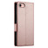 iPhone SE 2022 / SE 2020 / 8 Side Buckle Magnetic Frosted Leather Phone Case - Rose Gold