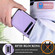 iPhone SE 2022 / SE 2020 / 8 Zipper Card Slots RFID Phone Case - Purple