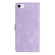 iPhone SE 2022/2020 / 8 / 7 / 6 Flower Butterfly Embossing Pattern Leather Phone Case - Purple