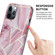 iPhone 13 Pro Max Splicing Marble Pattern TPU Protective Case - Pink