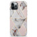 iPhone 13 Pro Max Splicing Marble Pattern TPU Protective Case - Light Pink Grey
