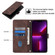 iPhone 13 Pro Max Skin-feel Embossed Leather Phone Case - Brown