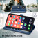 iPhone 13 Pro Max Solid Color Leather Buckle Phone Case with Lanyard & Photo Frame & Card Slot & Wallet & Stand Function - Blue