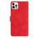 iPhone 13 Pro Max Seven Butterflies Embossed Leather Phone Case - Red
