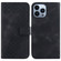 iPhone 13 Pro Max Seven-shaped Embossed Leather Phone Case - Black