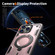 iPhone 13 Pro Max PC Hybrid TPU Armor MagSafe Ring Holder Phone Case - Rose Gold
