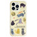 iPhone 13 Pro Max Creative Edge Elves Cat Pattern TPU + PC Phone Case - Yellow