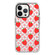 iPhone 13 Pro Max Simple Illustration Pattern Full Coverage Phone Case - Love Strawberry Flower