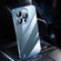 iPhone 13 Pro Max Electroplating Frameless Clear PC Phone Case - Sierra Blue