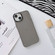 iPhone 13 Pro Max Glossy Metal Lens Frame PC Phone Case - Grey