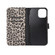 iPhone 13 Pro Max Leopard Pattern Horizontal Flip PC + PU Leather Case with Holder & Card Slots & Wallet - Brown