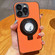 iPhone 13 Pro Max Skin Feel Armor Magnetic Holder Phone Case - Orange
