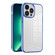 iPhone 13 Pro Max Ice Color Clear PC Hybrid TPU Phone Case - Royal Blue