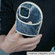 iPhone 13 Pro Max Creative Denim Slipper Design TPU Phone Case - Pink Purple