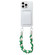 iPhone 13 Pro Max Dopamine Card Slot Phone Case with Lanyard - White