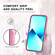 iPhone 13 Pro Max Double Solid Color Armor Phone Case - Pink