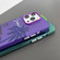 iPhone 13 Pro Max Creative Oil Painting Colorful Sunset Scenery TPU + PC Shockproof Phone Case - Purple Bamboo