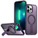 iPhone 13 Pro Max / 12 Pro Max Honeycomb Cooling MagSafe Holder Phone Case - Purple
