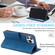 iPhone 13 Pro Max Skin Feel Anti-theft Brush Horizontal Flip Leather Phone Case iPhone13 Pro Max - Blue