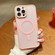 iPhone 13 Pro Max Skin Feel MagSafe Phone Case with Lens Film - Pink