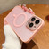 iPhone 13 Pro Max Skin Feel MagSafe Phone Case with Lens Film - Pink