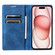 iPhone 13 Pro Max Totem Embossed Magnetic Leather Phone Case - Blue