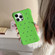 iPhone 13 Pro Max Solid Color Holes Heat Dissipation PC Shockproof Phone Case - Purple