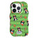 iPhone 13 Pro Max Christmas Black Cat 2 in 1 TPU Phone Case - Green