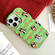 iPhone 13 Pro Max Christmas Black Cat 2 in 1 TPU Phone Case - Green