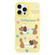 iPhone 13 Pro Max Skin Feeling Jelly TPU Hybrid PC Phone Case - Cute Puppy Yellow