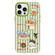 iPhone 13 Pro Max Skin Feeling Jelly TPU Hybrid PC Phone Case - Doghouse Green