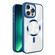 iPhone 13 Pro Max Glaring CD Texture MagSafe Phone Case - Royal Blue