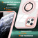 iPhone 13 Pro Max Magnetic Rotating Ring Holder Phone Case - Pink