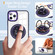 iPhone 13 Pro Max Magnetic Rotating Ring Holder Phone Case - Dark Purple