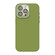 iPhone 13 Pro Max Acrylic Lens Film + Liquid Silicone Full Coverage Phone Case - Willow Green