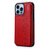 iPhone 13 Pro Max Six Cats Embossing Pattern Shockproof Phone Case - Red