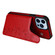 iPhone 13 Pro Max Six Cats Embossing Pattern Shockproof Phone Case - Red