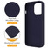 iPhone 13 Pro Max Liquid Silicone MagSafe Magnetic Phone Case with Ring Holder - Midnight Blue