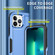 iPhone 13 Pro Max 3 in 1 PC + TPU Shockproof Phone Case - Blue