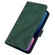 iPhone 13 Pro Max Crossbody 3D Embossed Flip Leather Phone Case - Dark Green