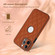 iPhone 13 Pro Max Rhombic Leather Back Cover Phone Case - Brown