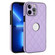 iPhone 13 Pro Max Rhombic Leather Back Cover Phone Case - Purple