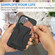 iPhone 13 Pro Max Ultra-thin Shockproof Protective Case with Holder & Metal Magnetic Function - Black
