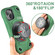 iPhone 13 Pro Max Shield PC Hybrid Silicone Phone Case - Dark Green+Black