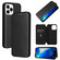 iPhone 13 Pro Max Carbon Fiber Texture Horizontal Flip TPU + PC + PU Leather Case with Card Slot - Black