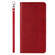 iPhone 12 Pro Max Braided Embossed Strong Magnetic Leather Phone Case - Red