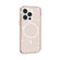 iPhone 13 Pro Max Terminator Style Glitter Powder MagSafe Magnetic Phone Case - Gold